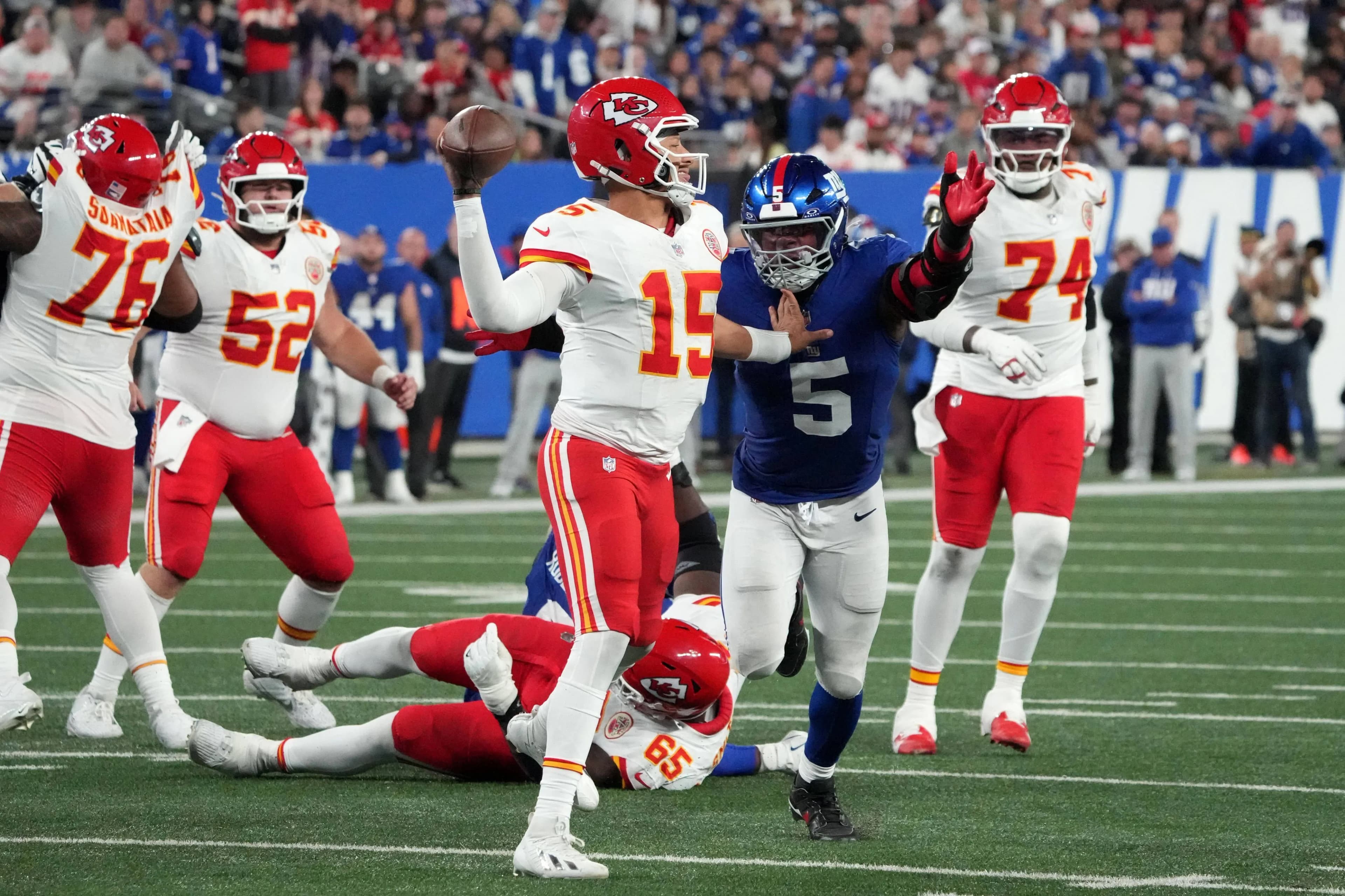 Football Chiefs Ran NFL: Kansas City Chiefs feiern ersten Sieg - Giants-Fans haben keine ...